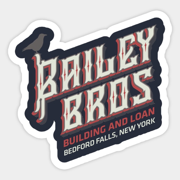 BAILEY BROTHERS Sticker by OldSkoolDesign